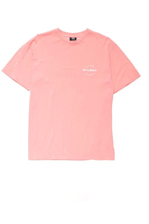 Stussy Womens City Circle BF T Shirt Red - IULWX7809